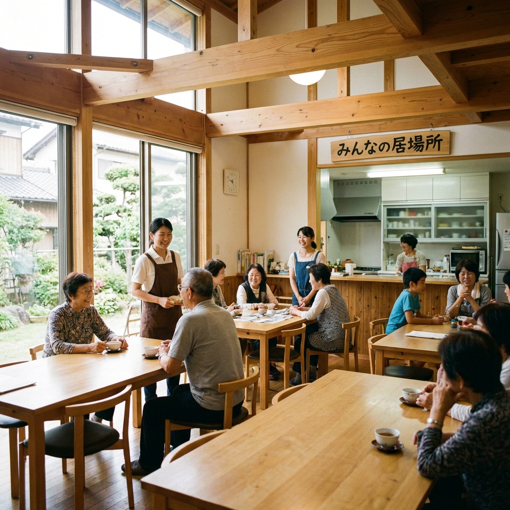 ほっとたいむの温かい雰囲気の事業所内観